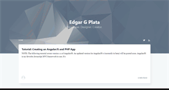 Desktop Screenshot of edgargplata.com